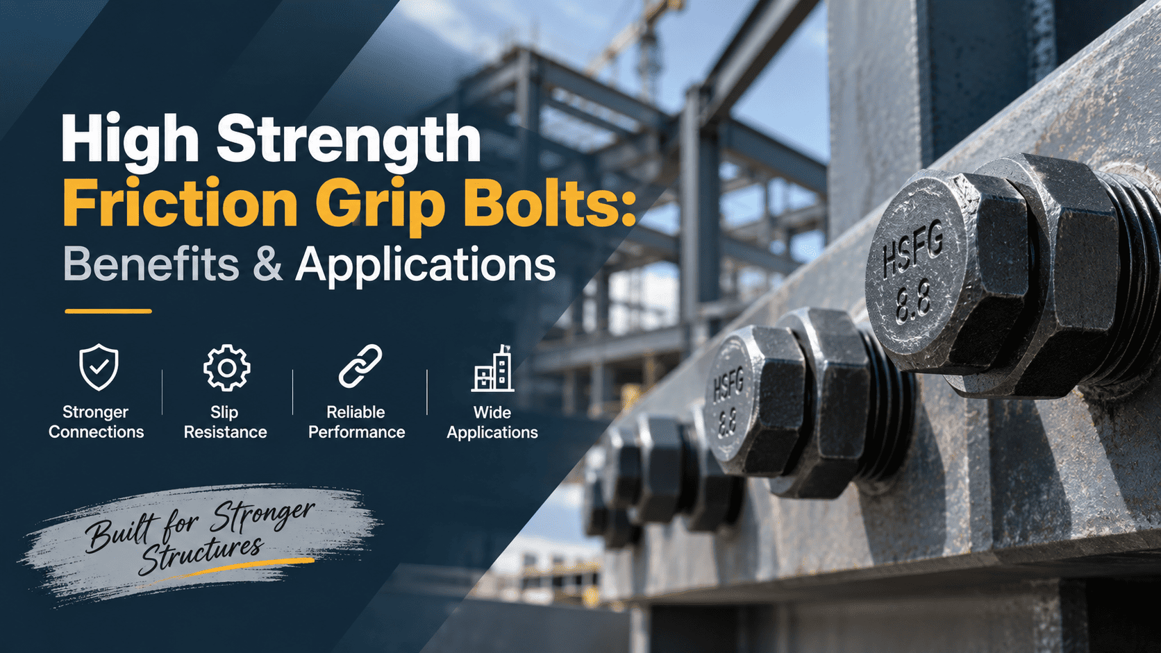 High Strength Friction Grip Bolts: Benefits & Applications